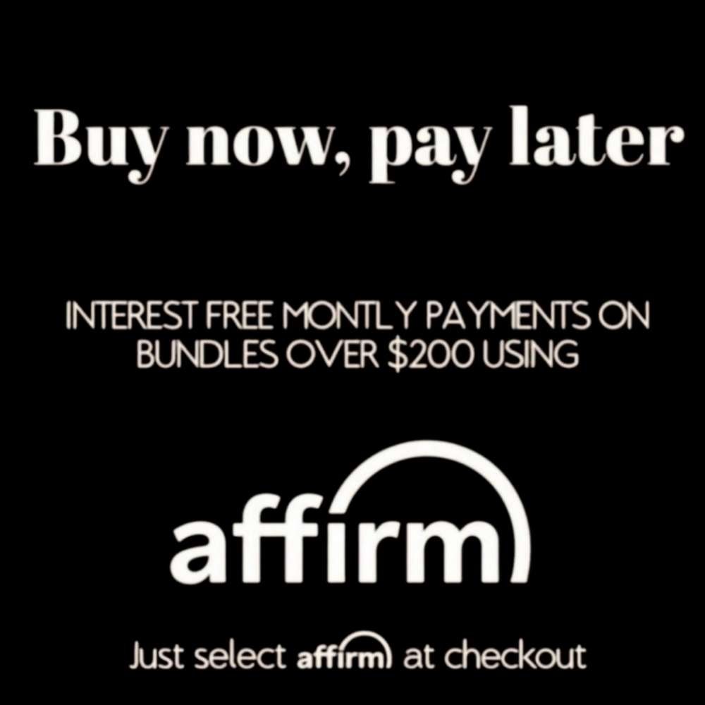 Now Pay with AFFIRM - Buy Now, Pay Later.